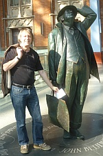 Sharing a poem with Betjeman
